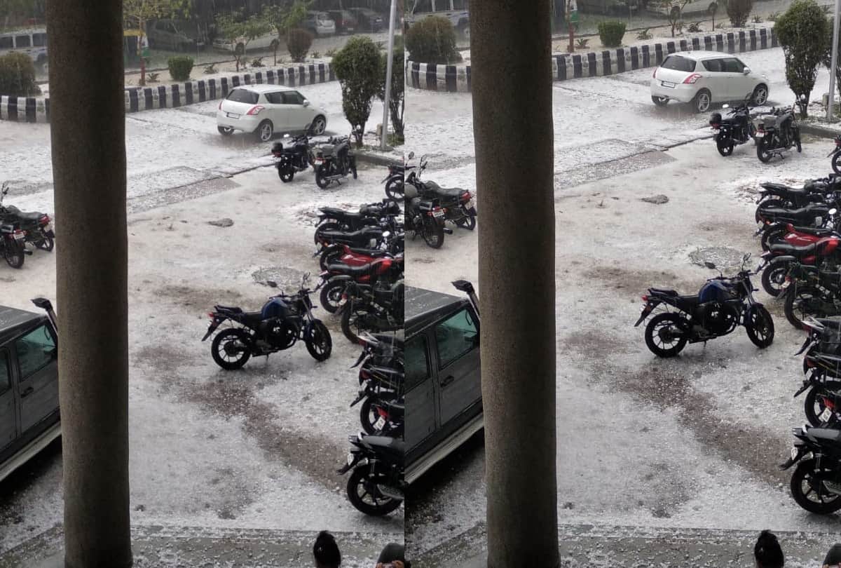 hailstorm and rain lashes out in delhi many homes destructed aftermath is huge