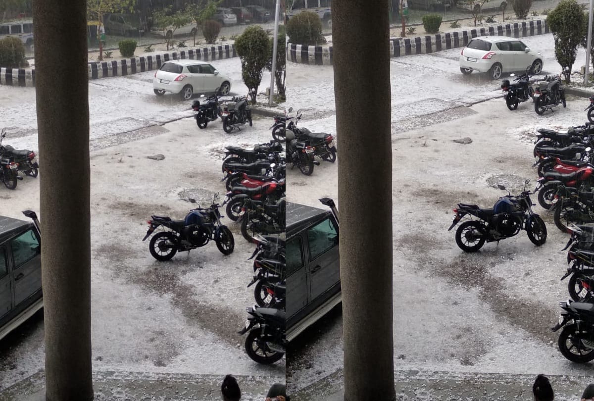 hailstorm and rain lashes out in delhi many homes destructed aftermath is huge