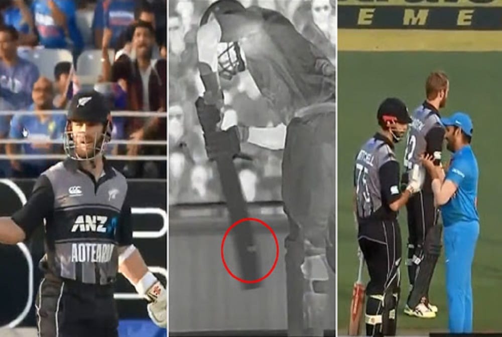 india vs new zealand: third umpire drs decision erupts everyone in second t20i at auckland
