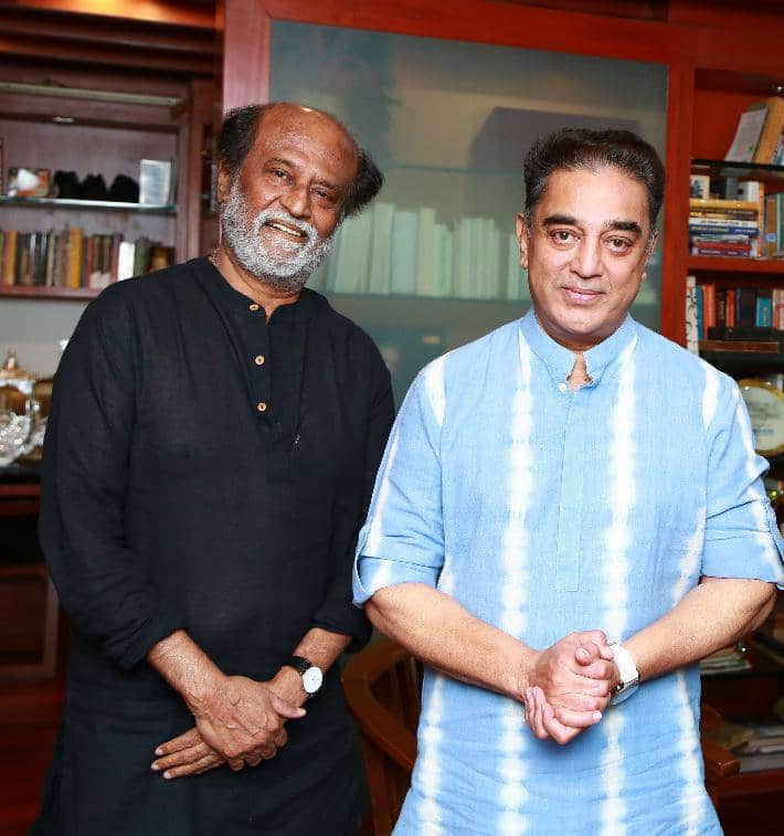 Rajinikanth personally invited Kamal Haasan to his daughter Soundarya wedding