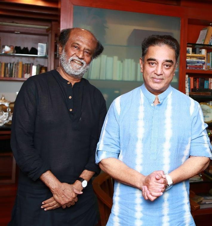 Rajinikanth personally invited Kamal Haasan to his daughter Soundarya wedding