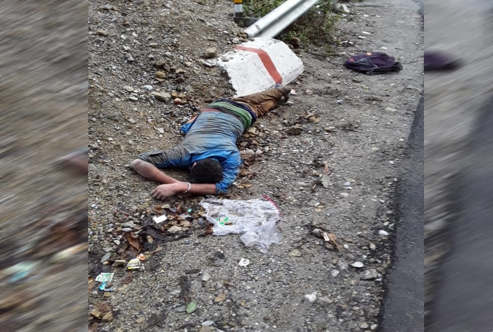 youth dead body found on mussoorie dehradun road