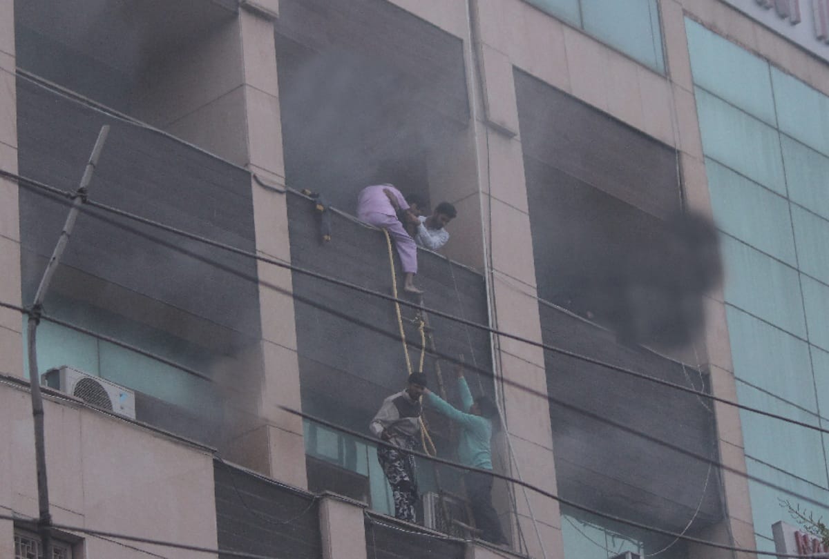 Fire prevention equipment in metro hospital was bad at noida