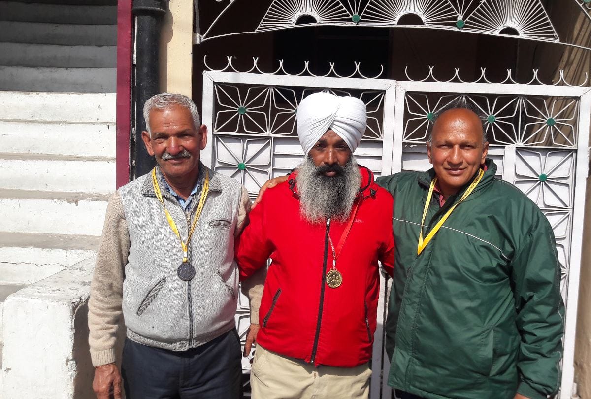 three himachal players in masters athletics championship