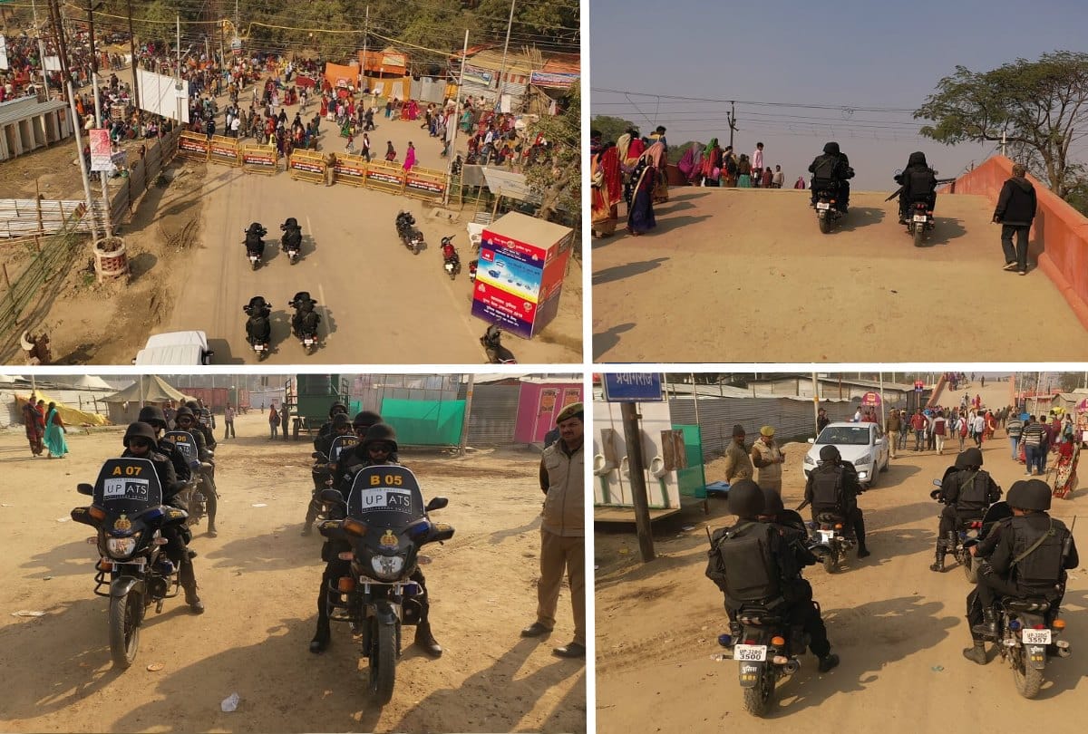 Tight Security on Vasant Panchami in comparison Mauni Amavasya