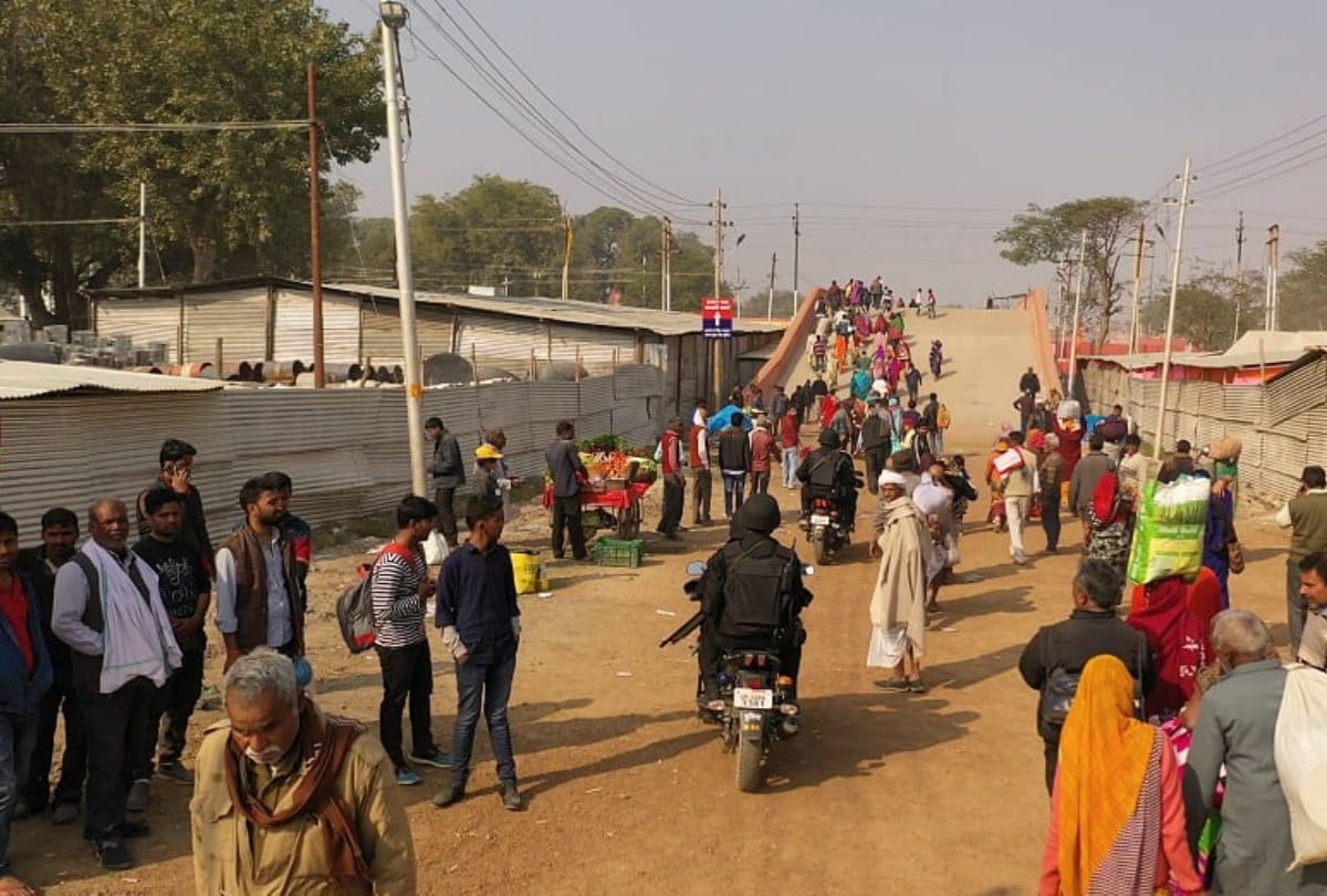 Tight Security on Vasant Panchami in comparison Mauni Amavasya