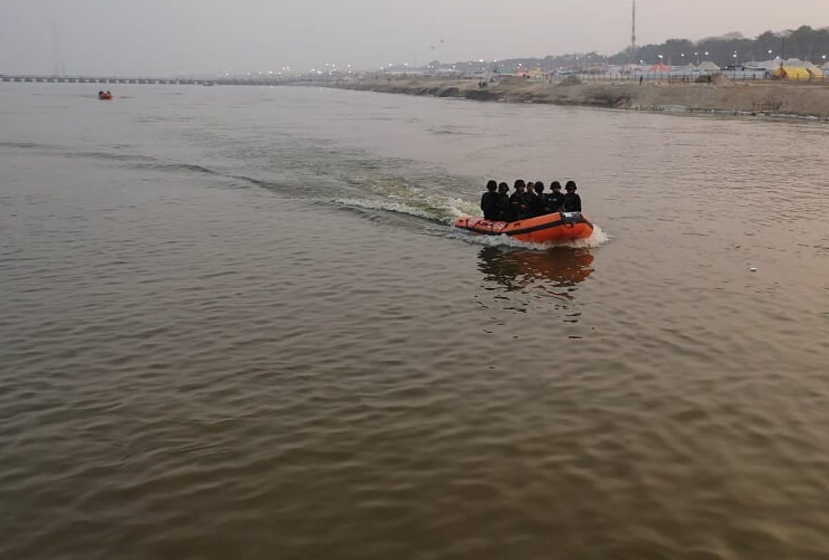 Tight Security on Vasant Panchami in comparison Mauni Amavasya