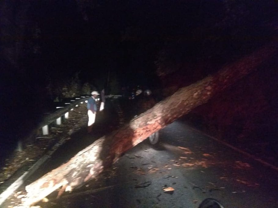 Strong winds and rainfall snowfall destroyed many vehicle in uttarakhand 