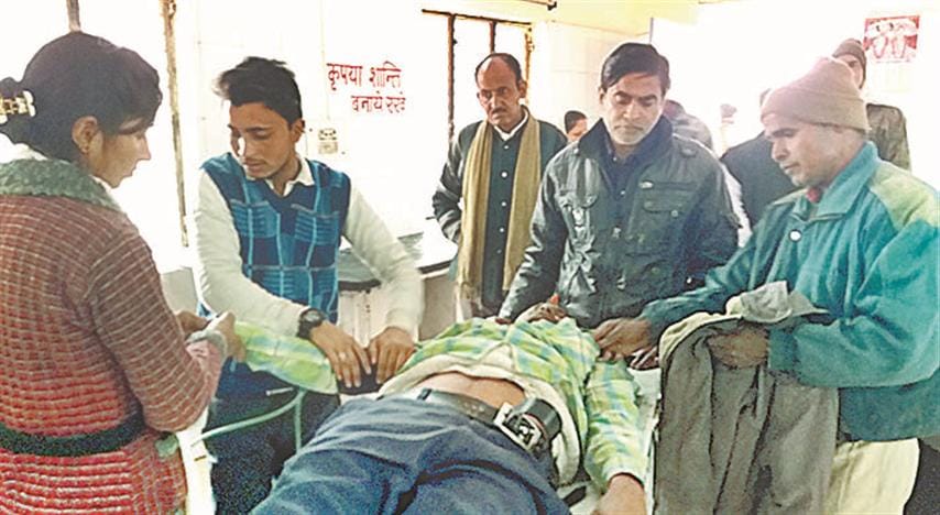Youth fainted in court premises