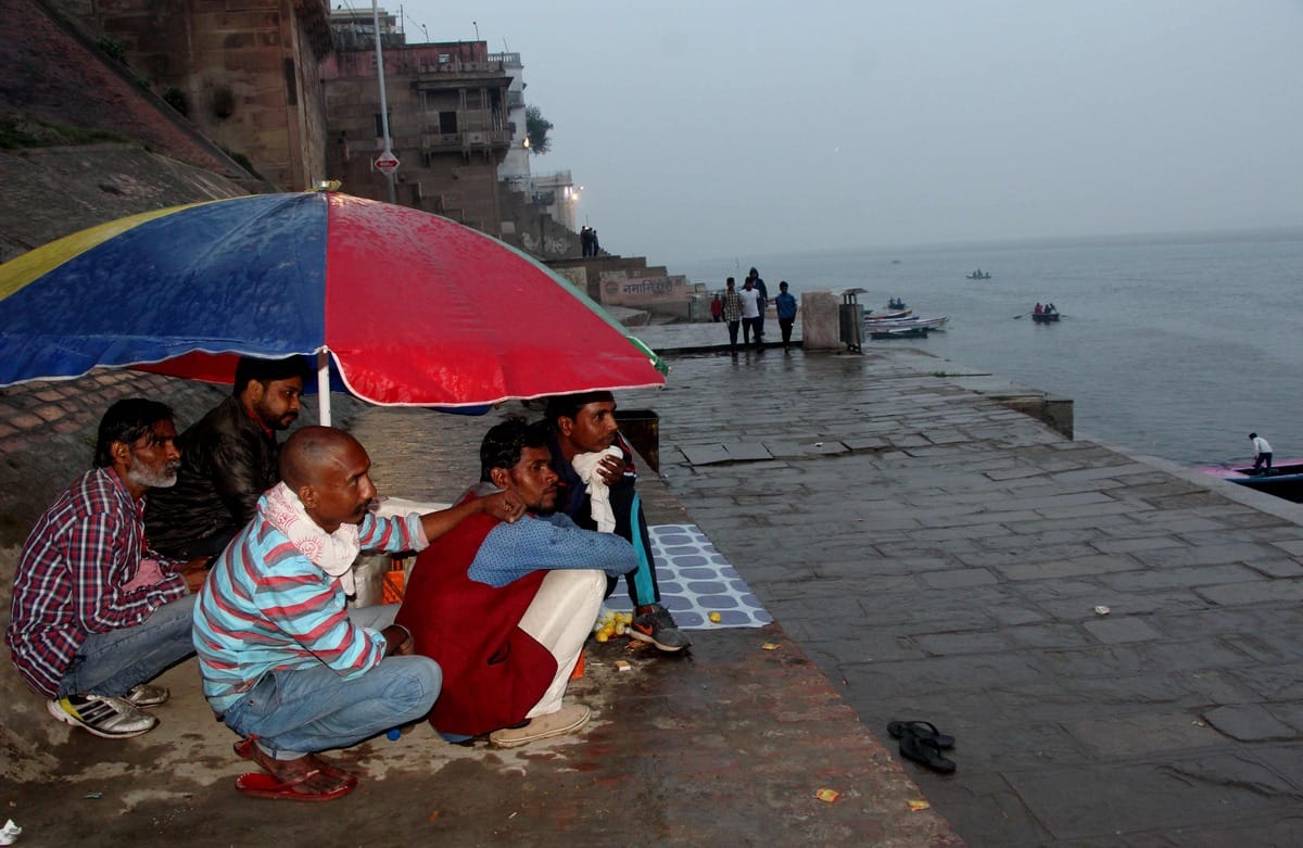 Rain in february cold and temprature goes down in varanasi