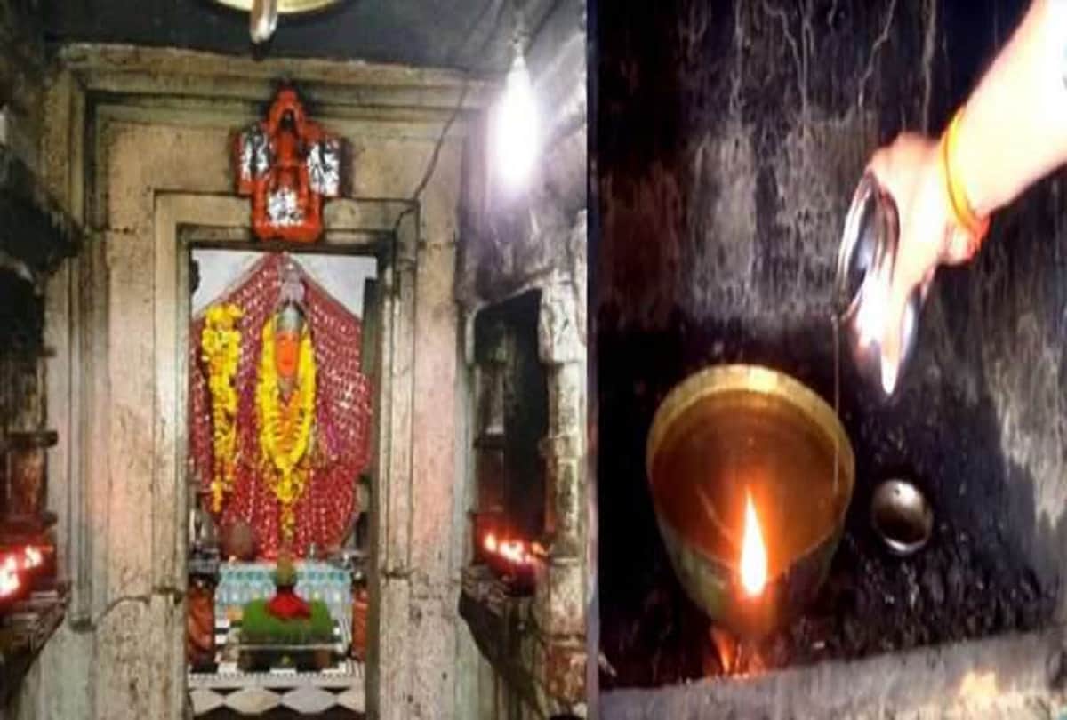 A temple where lamp burns with water in madhya pradesh