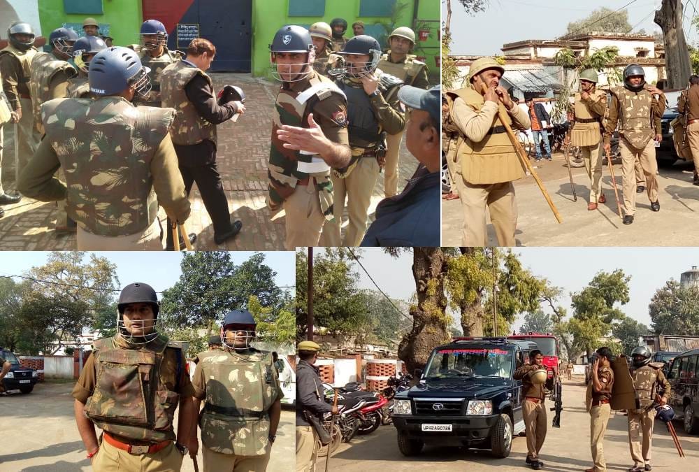 after fight among prisoners force surrounded jail photos