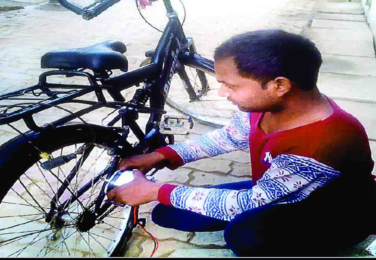 prashant make e-cycle in rupees of fifteen thousand