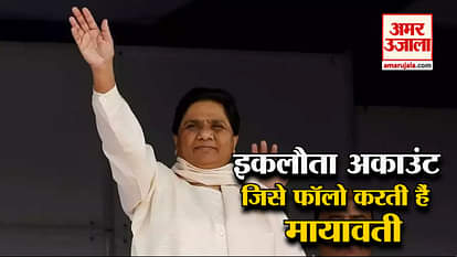 Mayawati follows only single twitter account