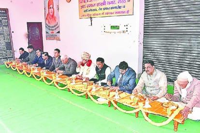 Unique wedding ceremony in Meeerut after the decision of Khap Panchayat