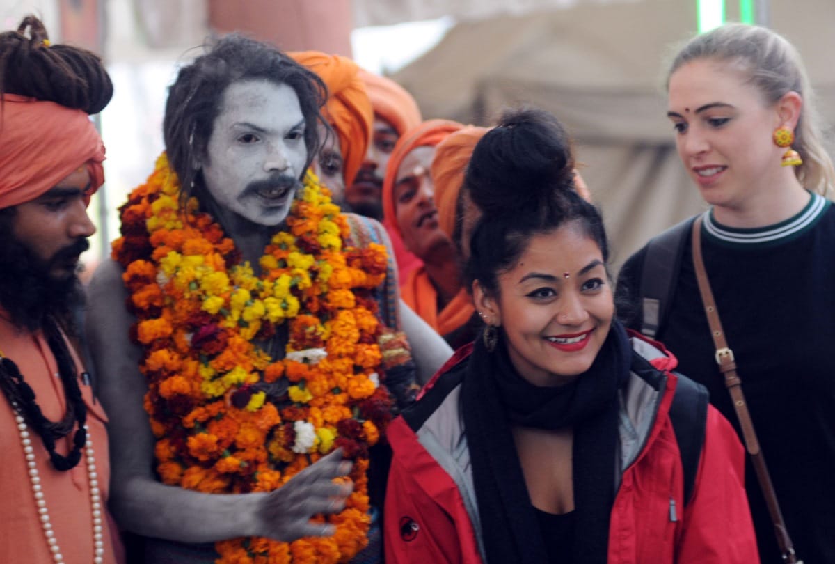 Kumbh 2019: brazilian baba a new attraction in kumbh mela prayagraj