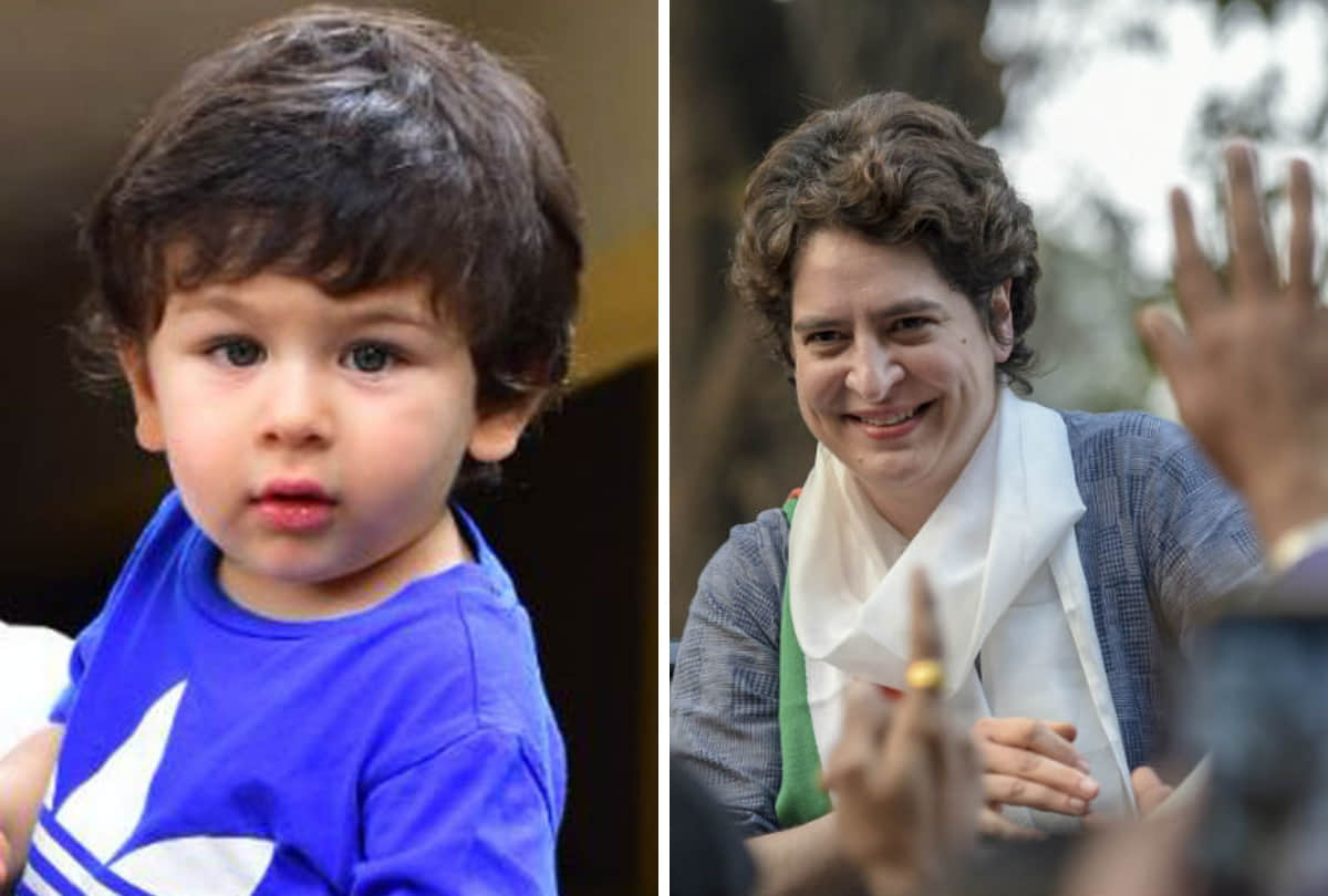 taimur ali khan compared to priyanka gandhi by bjp leader poonam mahajan