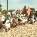 आरक्षण की मांग को लेकर गुर्जरों का प्रदर्शन