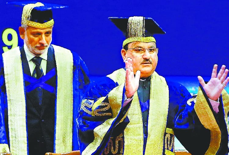 Central Health Minister JP Nadda reached PGI Chandigarh