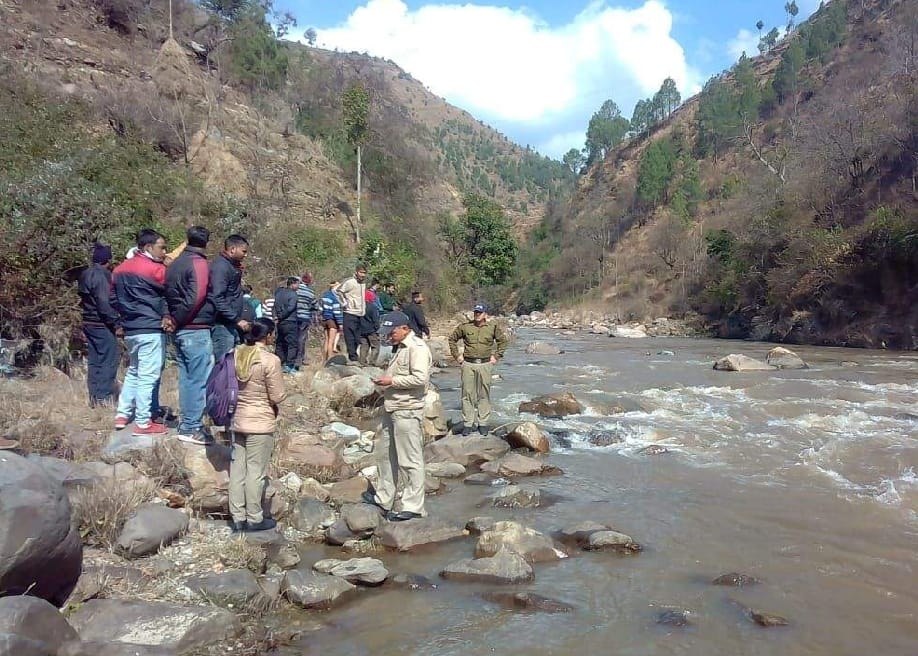 Two Girls Students died due to drown in river funeral photos
