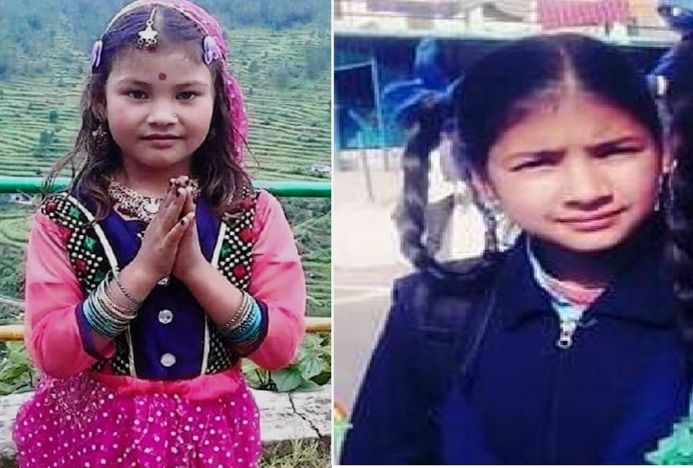 Two Girls Students died due to drown in river funeral photos