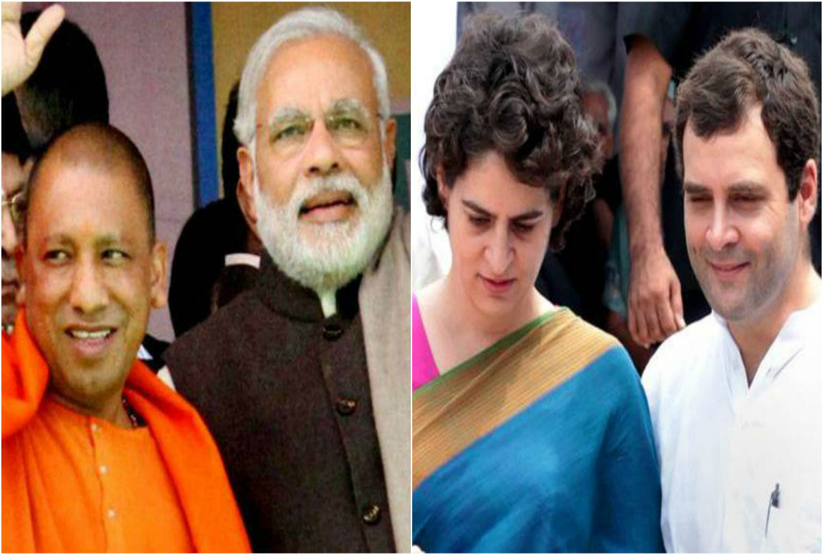 modi yogi in braj and rahul priyanka road show in awadh