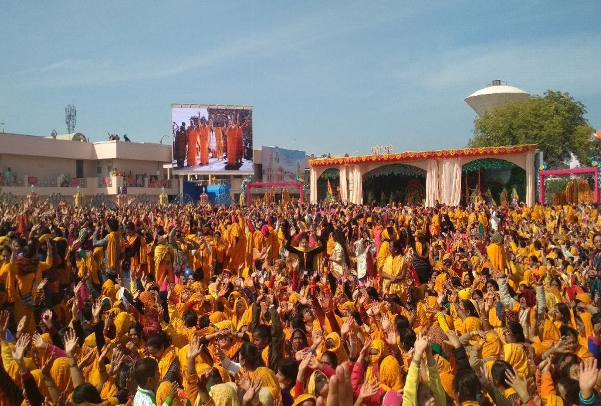 kirti mandir opened for devotees in barsana