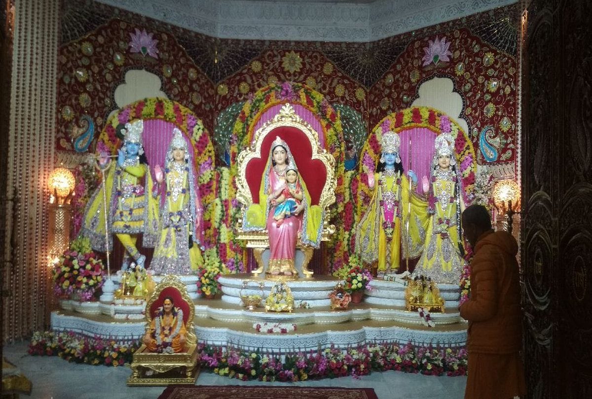 kirti mandir opened for devotees in barsana