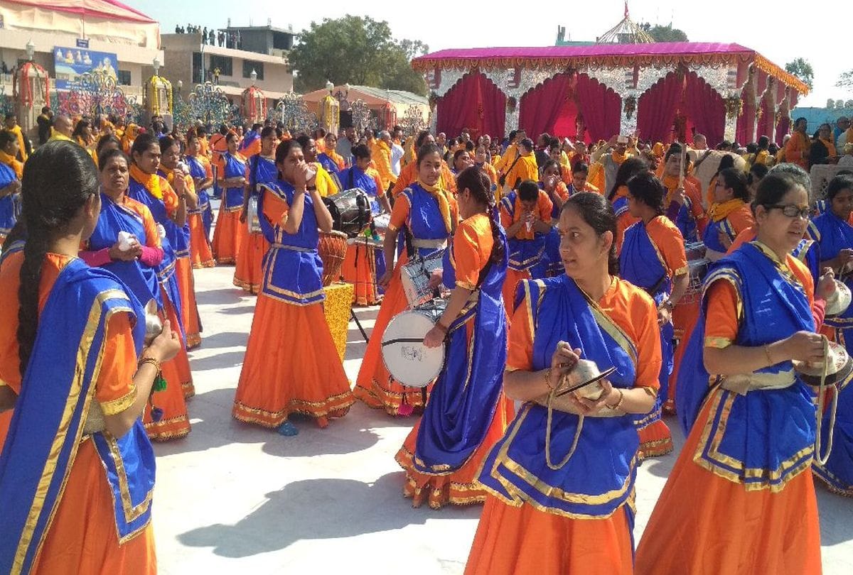 kirti mandir opened for devotees in barsana