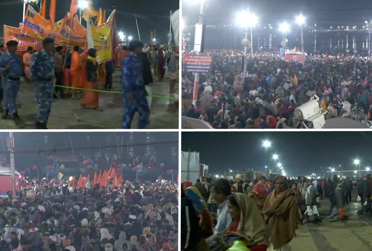 Latest Photo of Basant Panchami Shahi Snan in Kumbh Mela Prayagraj