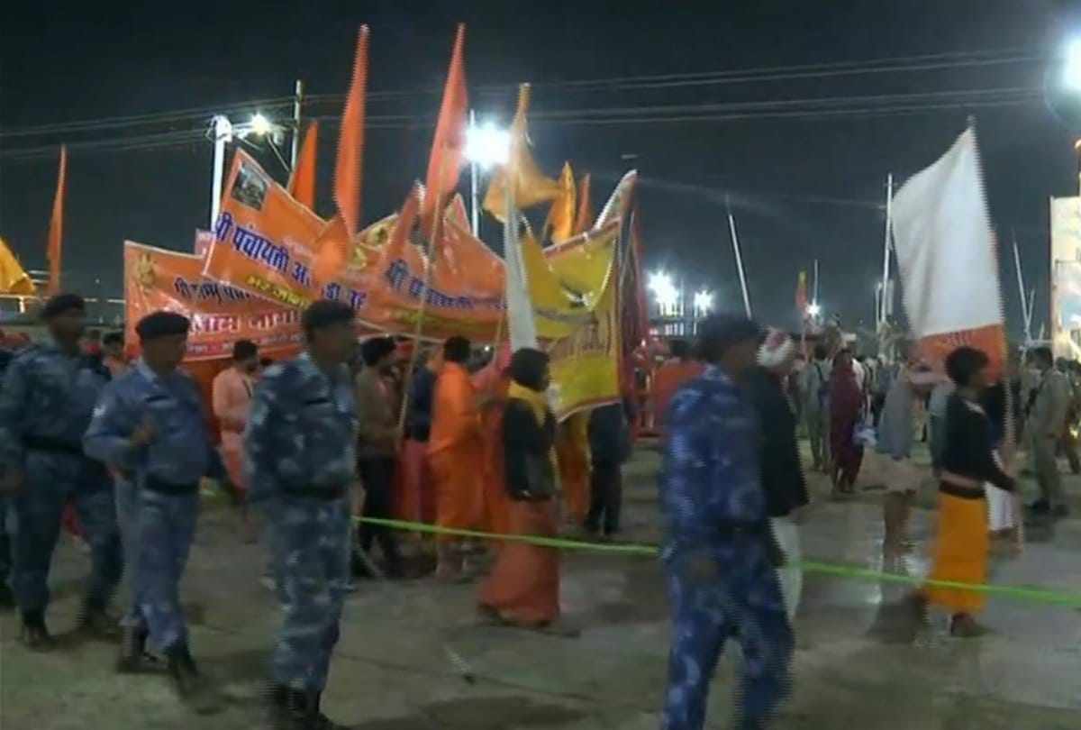 Latest Photo of Basant Panchami Shahi Snan in Kumbh Mela Prayagraj