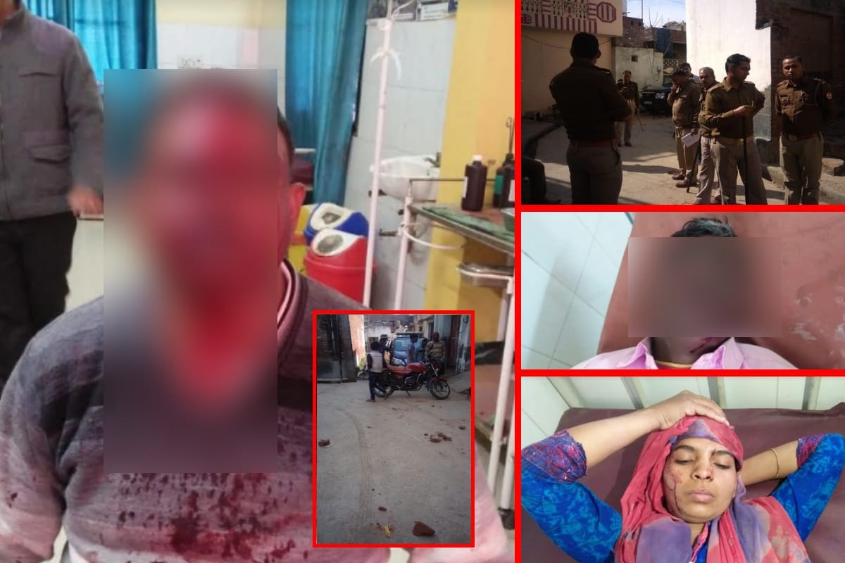 Communal conflicts after minor dispute in Sardhana Meerut, many injured fierce petting and firing