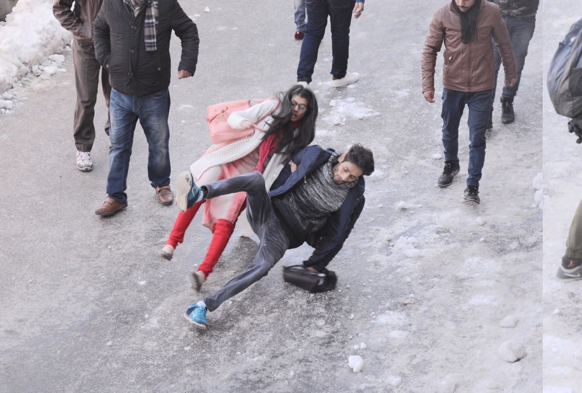 Slipping and Sliding On Snow In Shimla and Manali