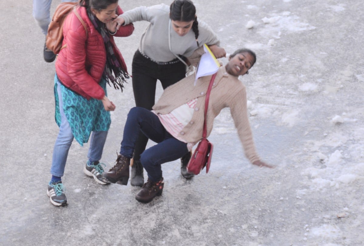 Slipping and Sliding On Snow In Shimla and Manali