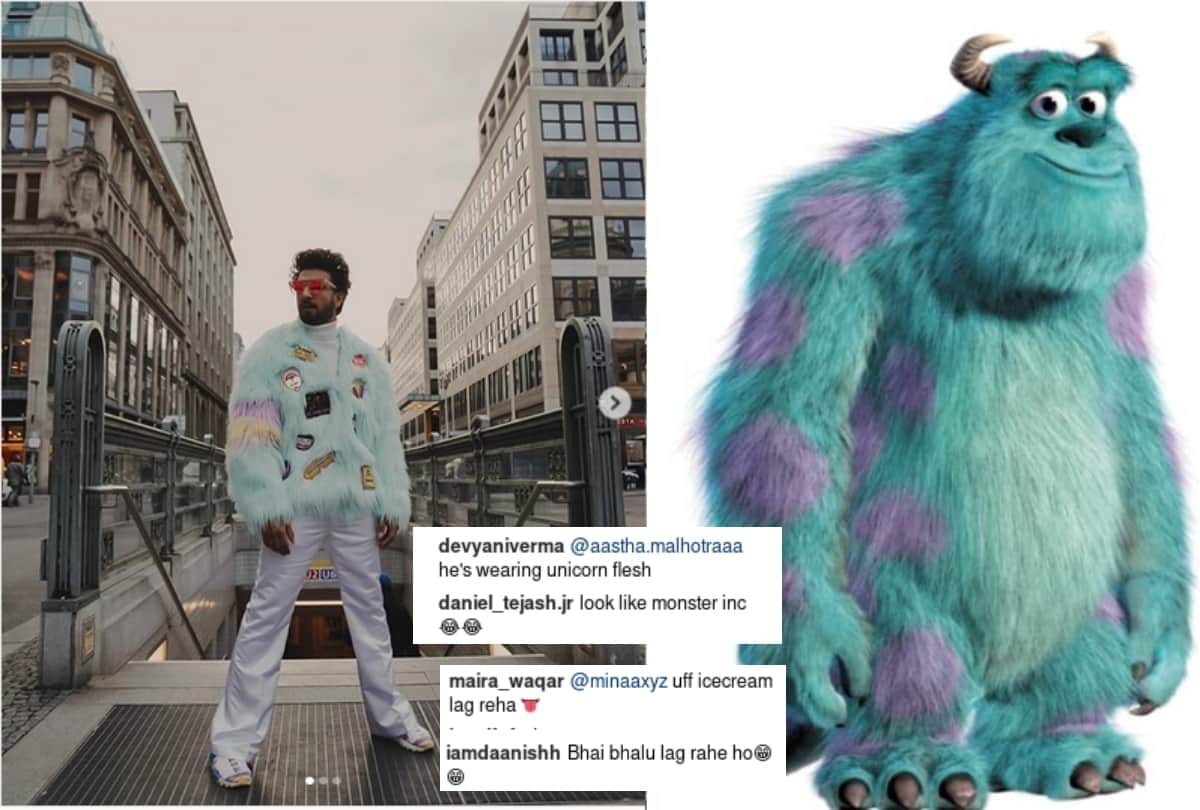 Ranveer Singh get troll for his quirky customised fur jacket