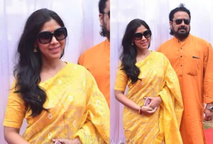 katrina kaif and abhishek bachchan attend anurag basu basant panchami pooja