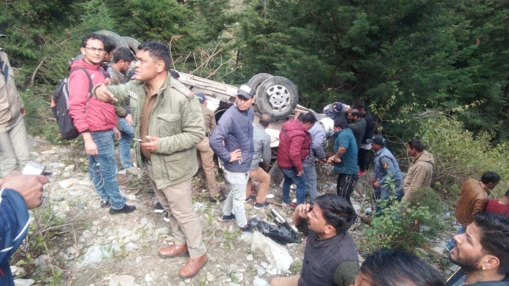 Many people killed in road accident in garhwal photos