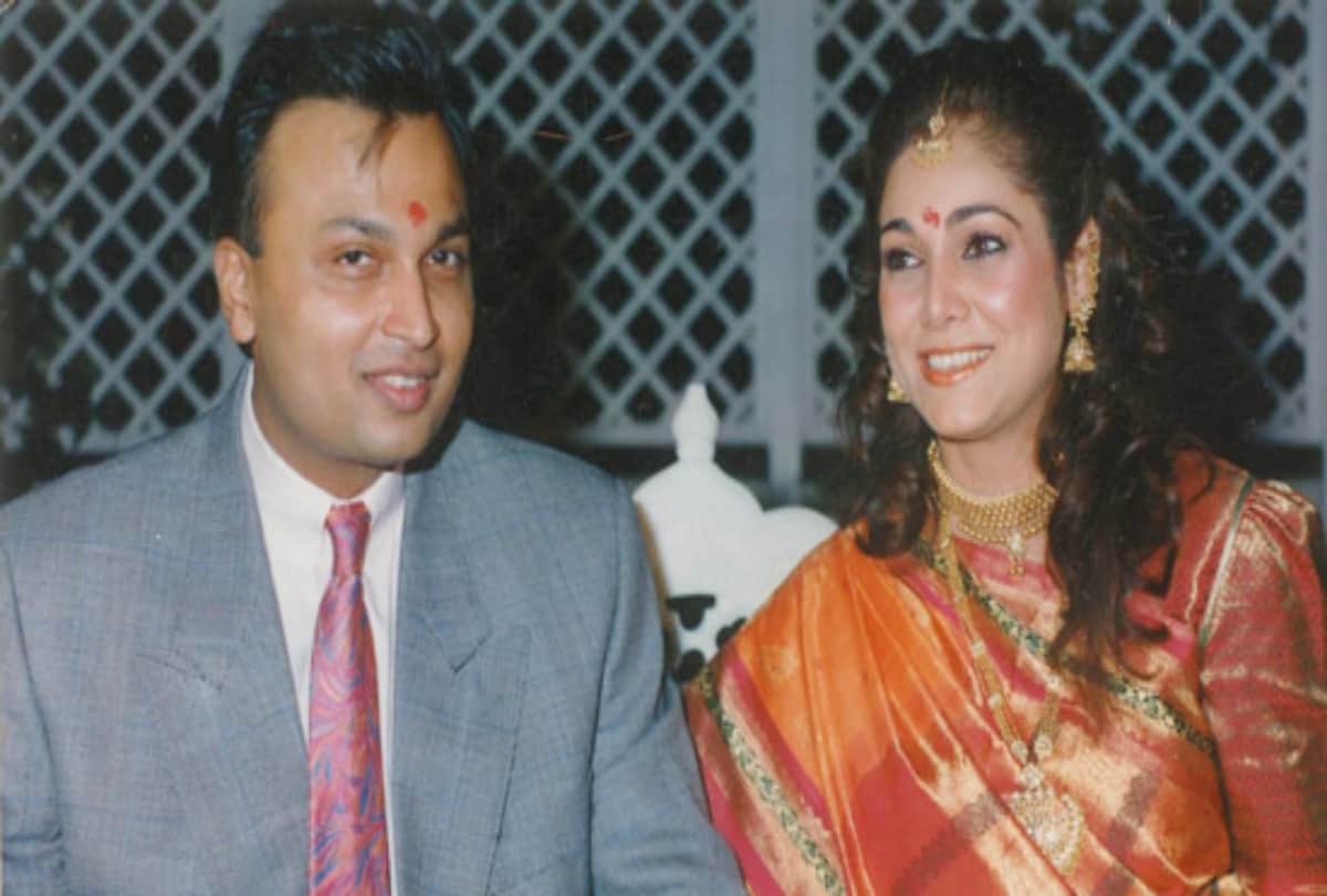 latest photo of Tina Ambani in akash Ambani marriage