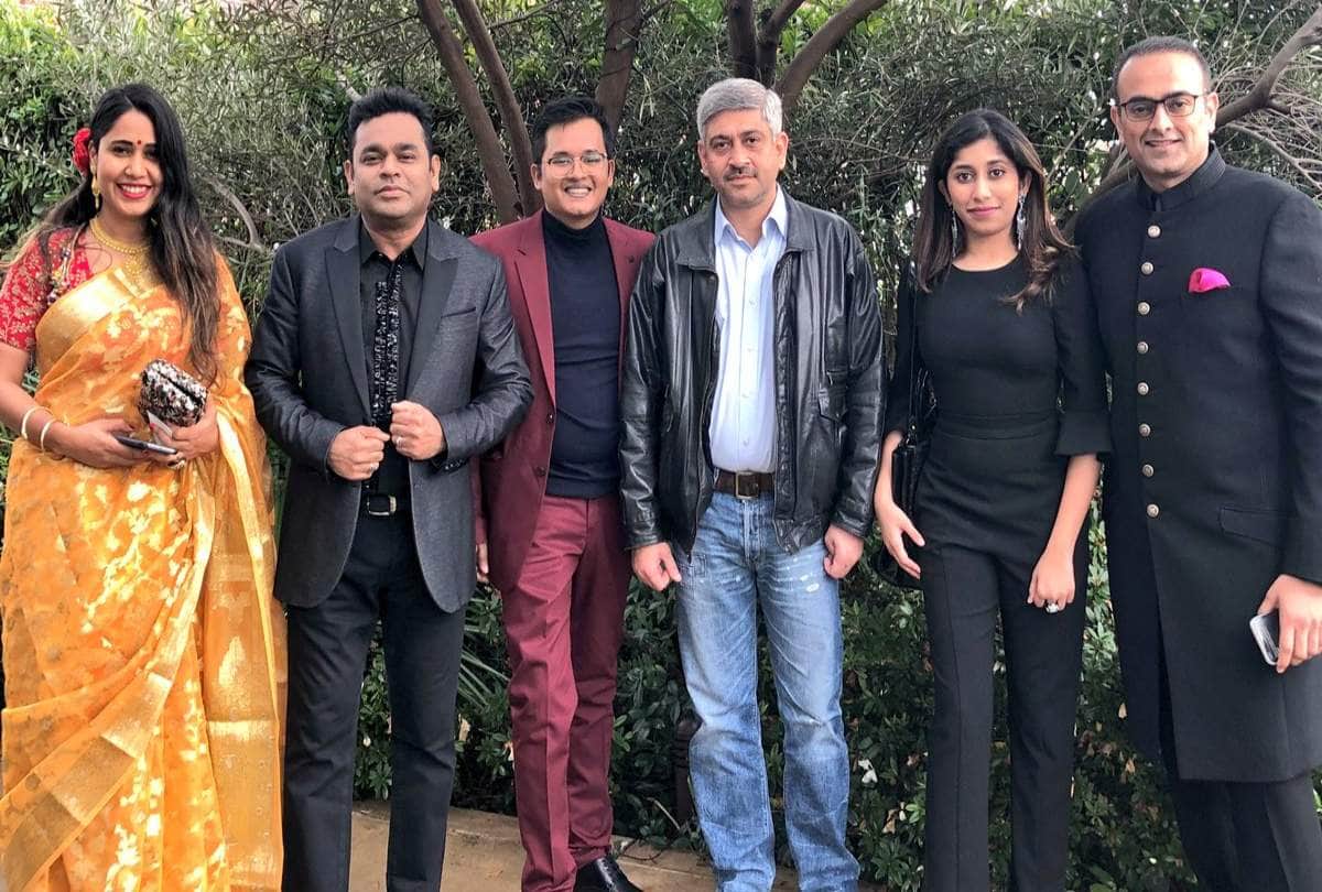 ar rahman photo viral with daughter raheema in grammy awards after burqa controversy