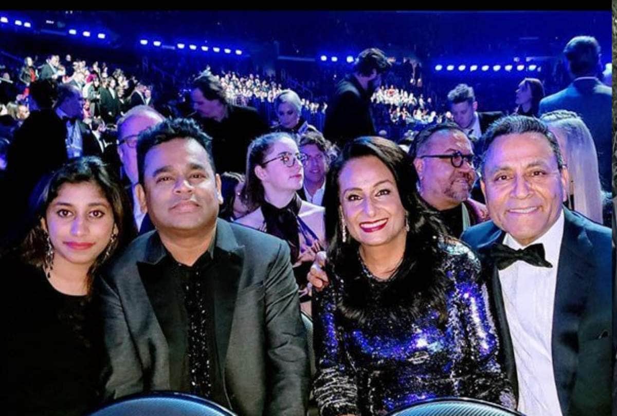 ar rahman photo viral with daughter raheema in grammy awards after burqa controversy