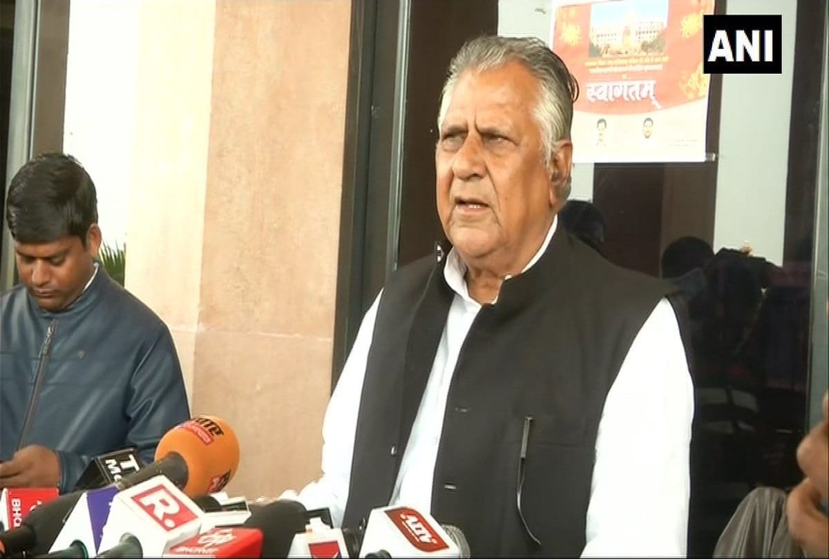 Bhanwar Lal appeal to Gujjar community that please do not resort to violence, protest peacefully