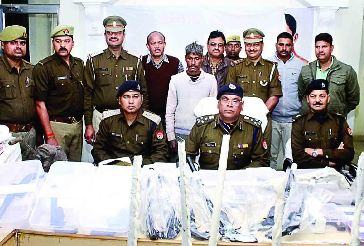police found illegal arms factory in a hut