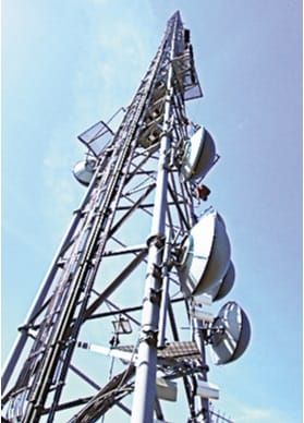 People protested against the installation of mobile tower