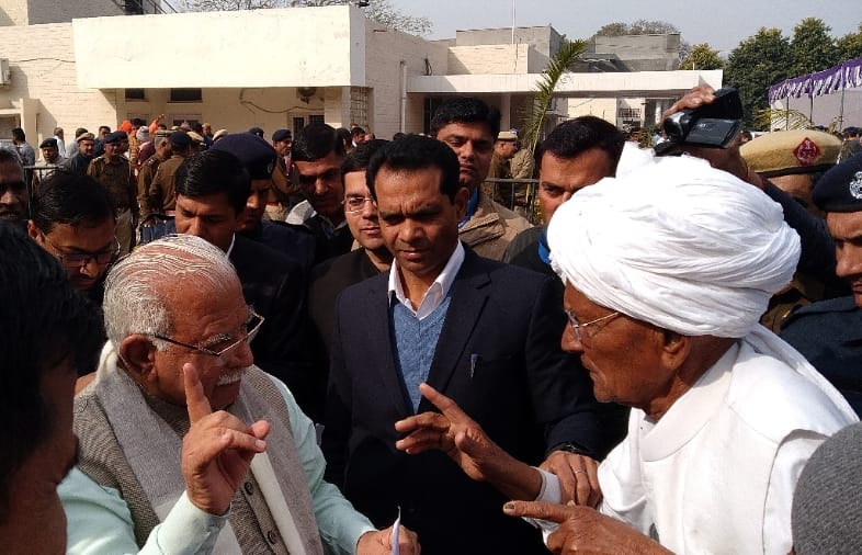 Chief minister manohar lal heard peoples problem in jind