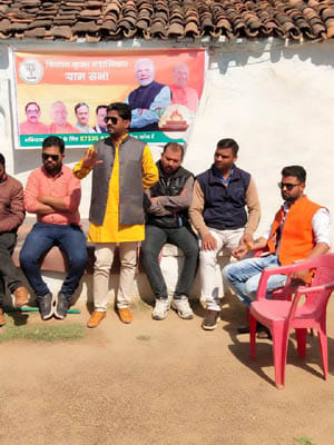 hear farmers problems in chaupal