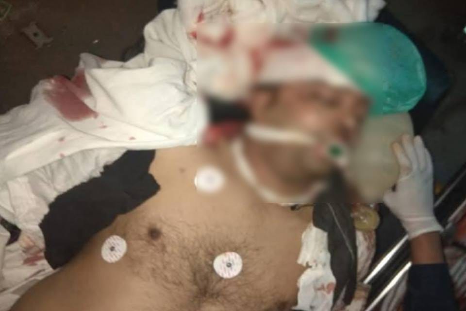 Meerut, The bride's brother was shot in Harsh firing and youth admitted to hospital
