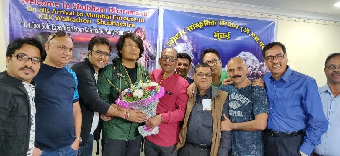 Shubham bring message of environmental protection from Munisariya to Mumbai
