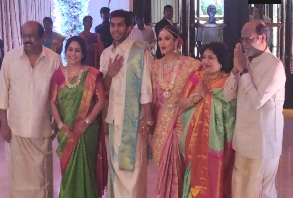 Rajinikanth daughter Soundarya get Married Look at the Photos