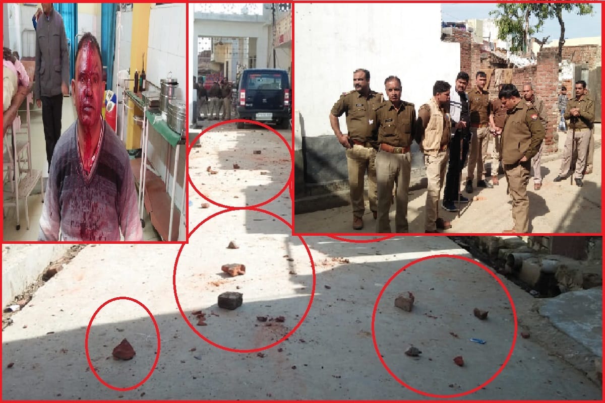 conflicts in Meerut and communal tension, firing, eight people injured
