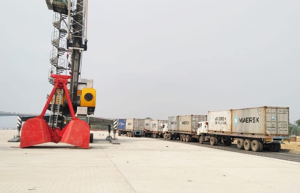 World largest container company Maersk add wit water transport in varanasi